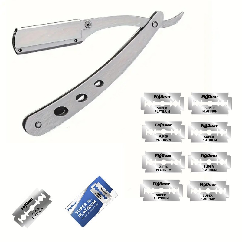 Safety Razor Handle - Hair Removal Knife Men Shaves Blades