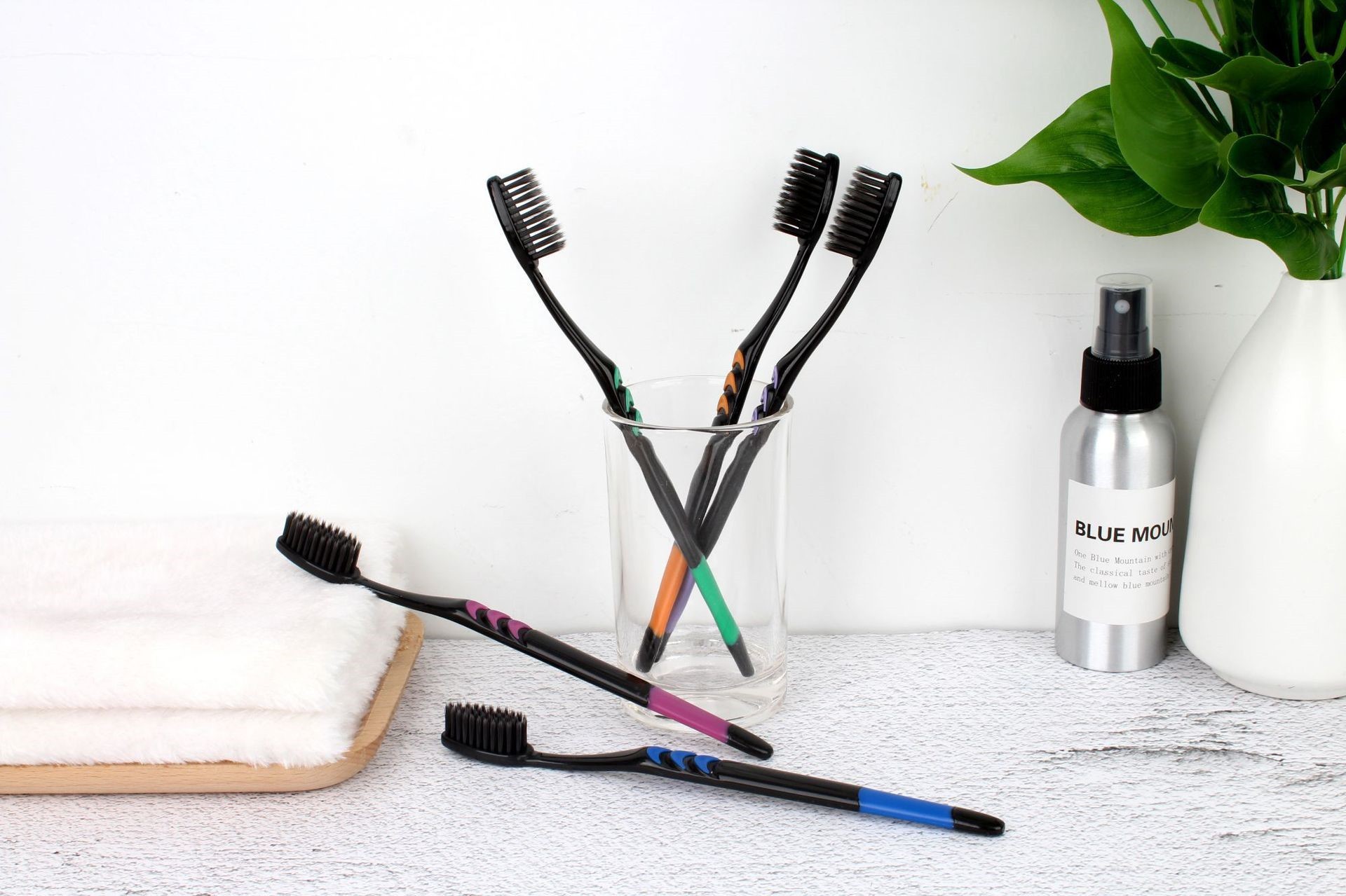 1pcs Bamboo Charcoal Soft-Bris - Bamboo Toothbrush Set recension och pris