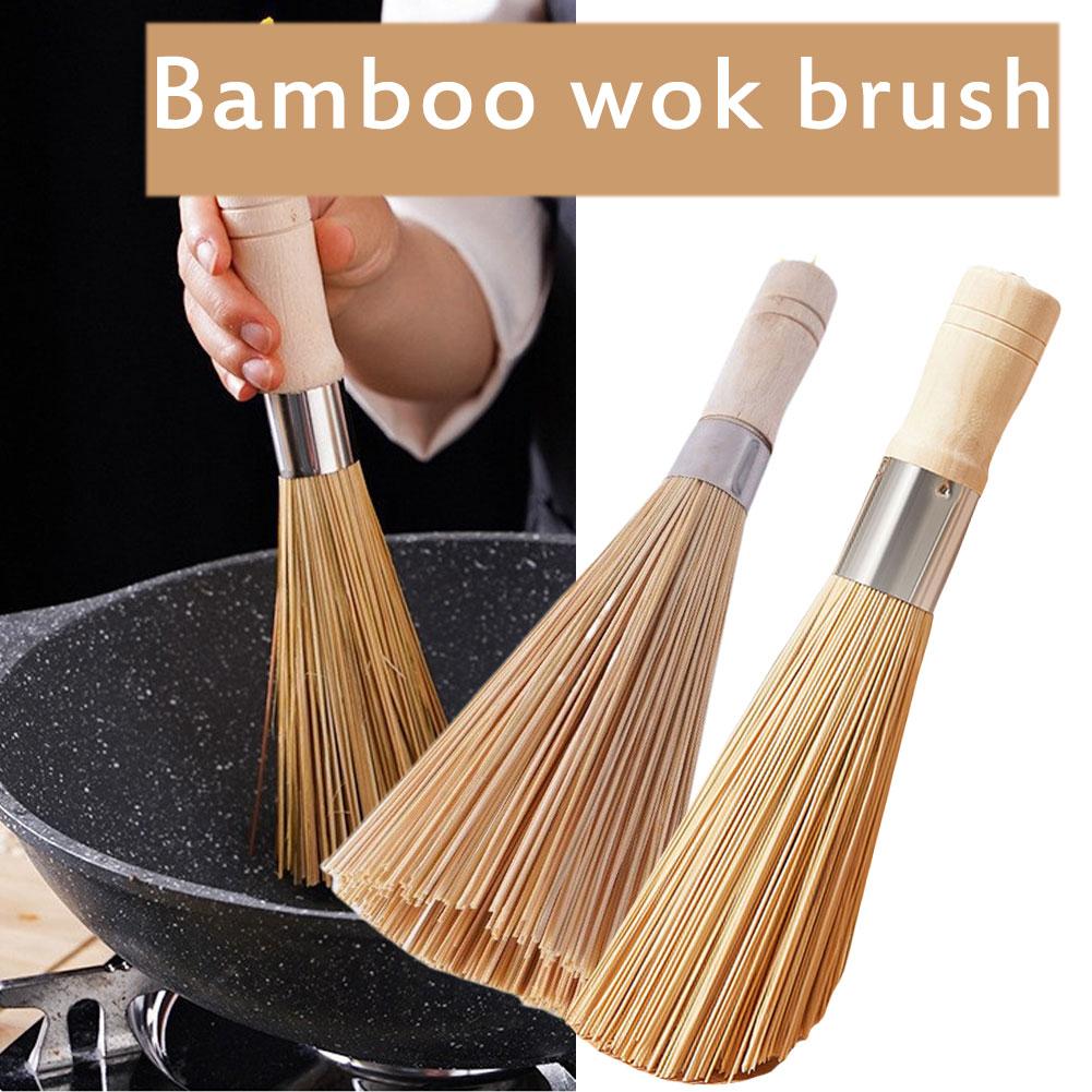 Natural Bamboo Pot Brush Long  - Dish Brush Bamboo recension och pris