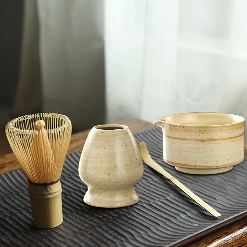 Japanese Matcha Whisk Stand Te - Dish Brush Bamboo recension och pris