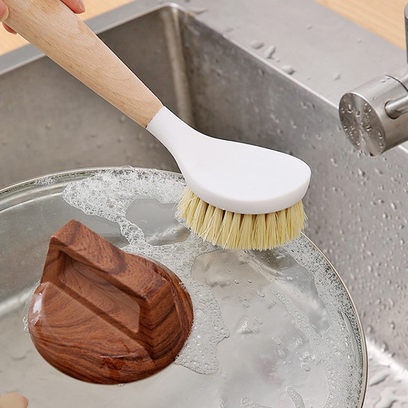 Kitchen Cleaning Brush Natural - Dish Brush Bamboo recension och pris
