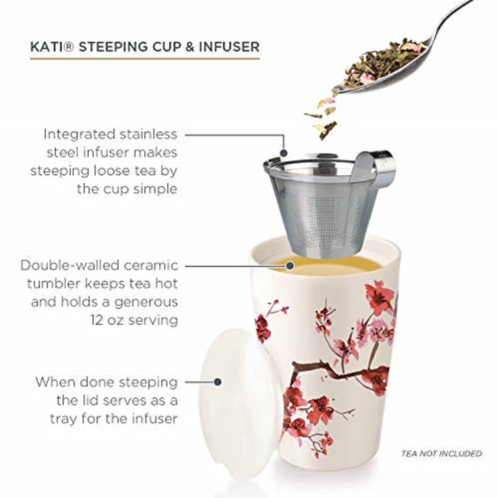 Double-Walled Ceramic Kati Cup - Loose Leaf Tea Infuser recension och pris