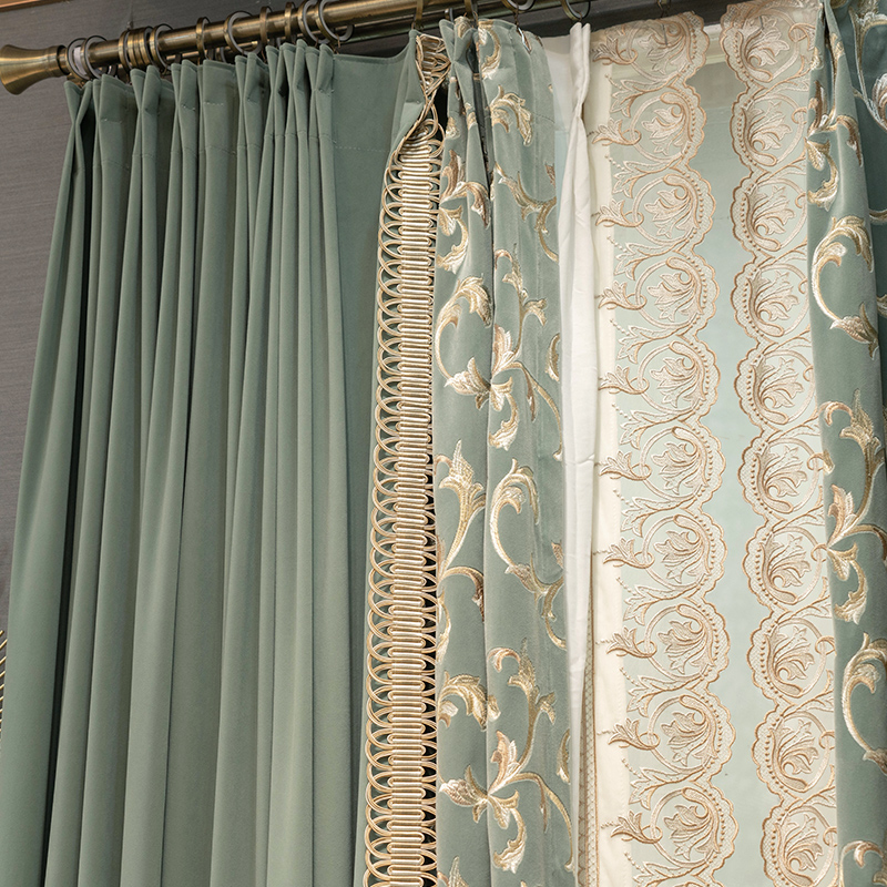 Sustainable Teal Velvet Embroi - Sustainable Living Home recension och pris