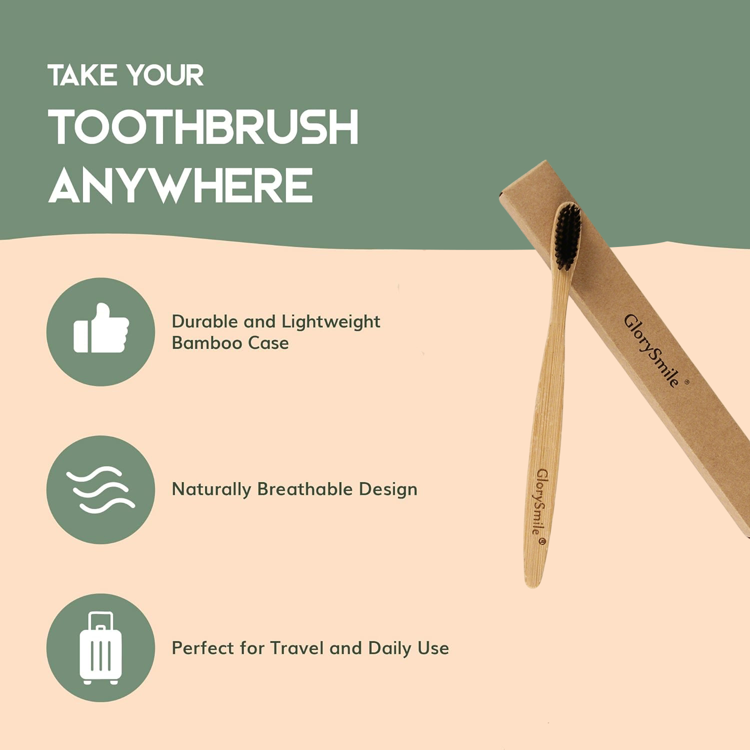 1/4 Pcs Bamboo Toothbrushes -  - Bamboo Toothbrush Set recension och pris