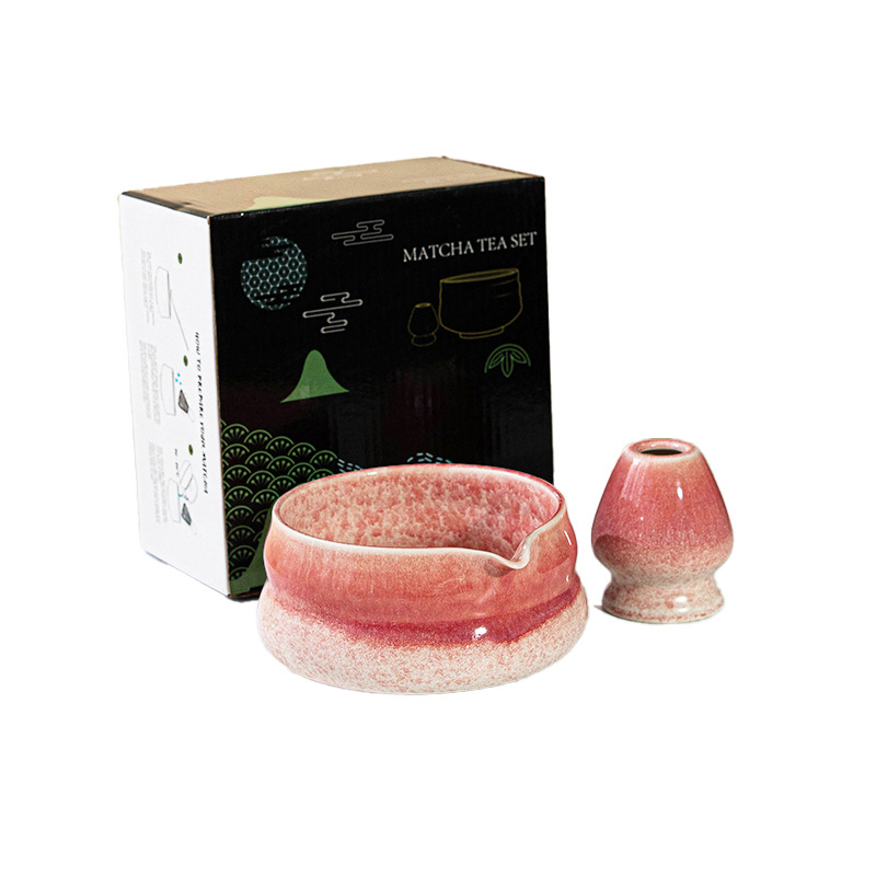 Matcha bowl Ceramic Matcha Gre - Dish Brush Bamboo recension och pris