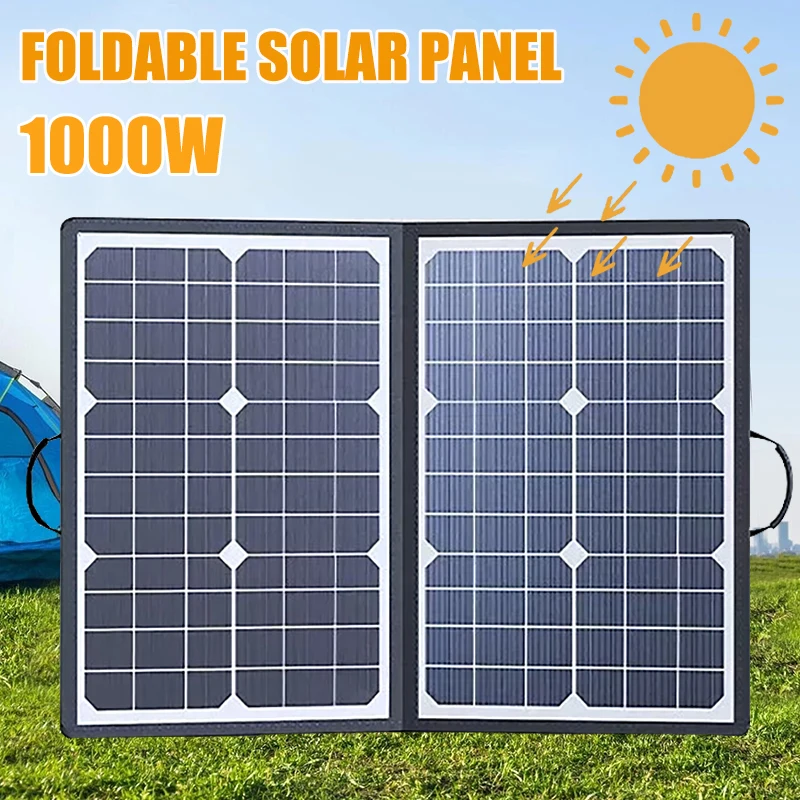 1000W Foldable Solar Panel,18V - Solar Charger Panel Foldable recension och pris