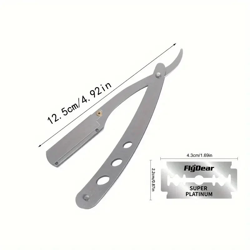 Hair Removal Knife Men Shaves  - Safety Razor Handle recension och pris