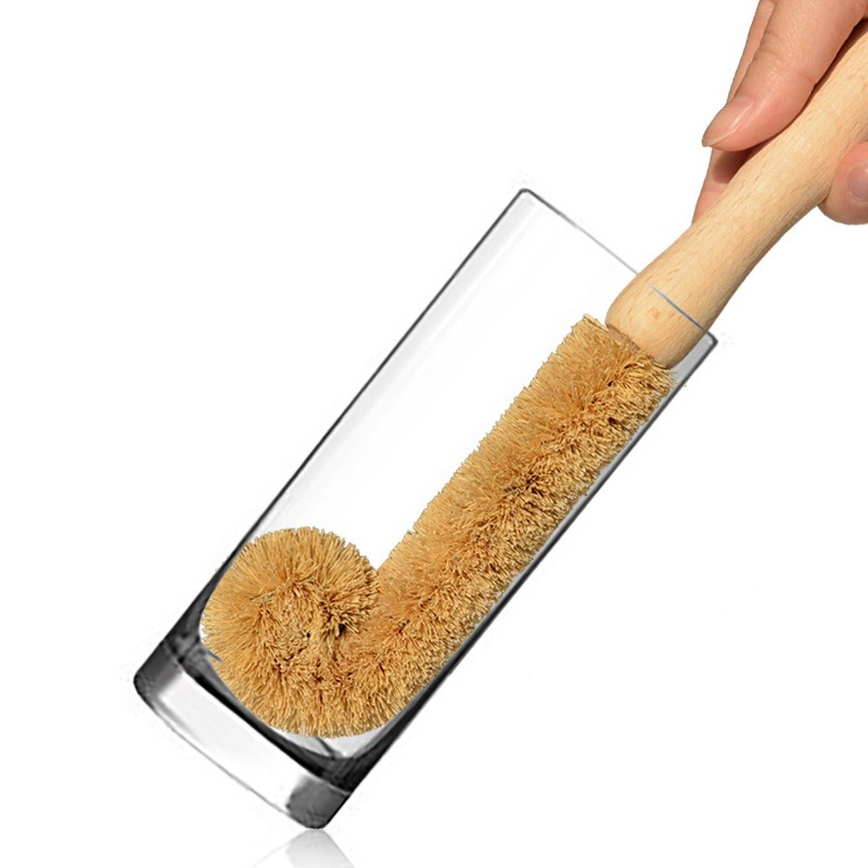 Kitchen Cleaning Brush Natural - Dish Brush Bamboo recension och pris