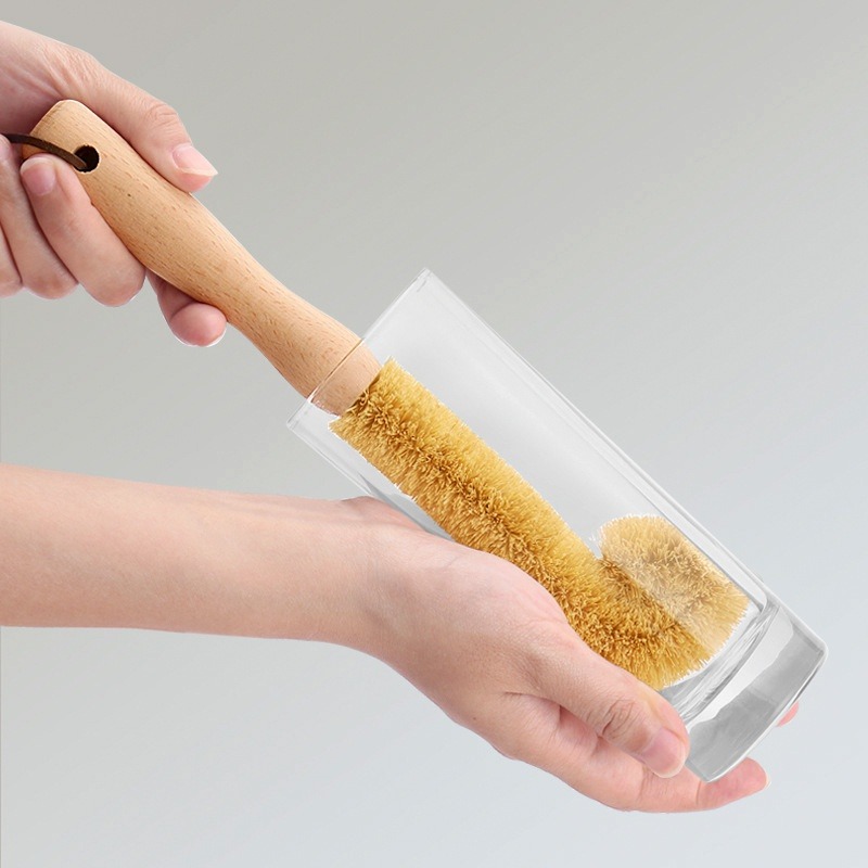 Kitchen Cleaning Brush Natural - Dish Brush Bamboo recension och pris