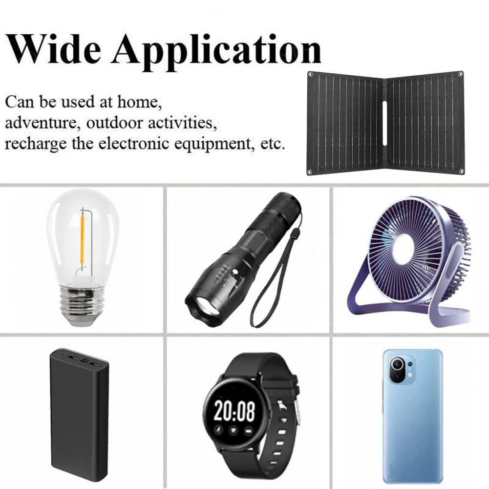 Ultra-thin Solar Panel Portabl - Solar Charger Panel Foldable recension och pris