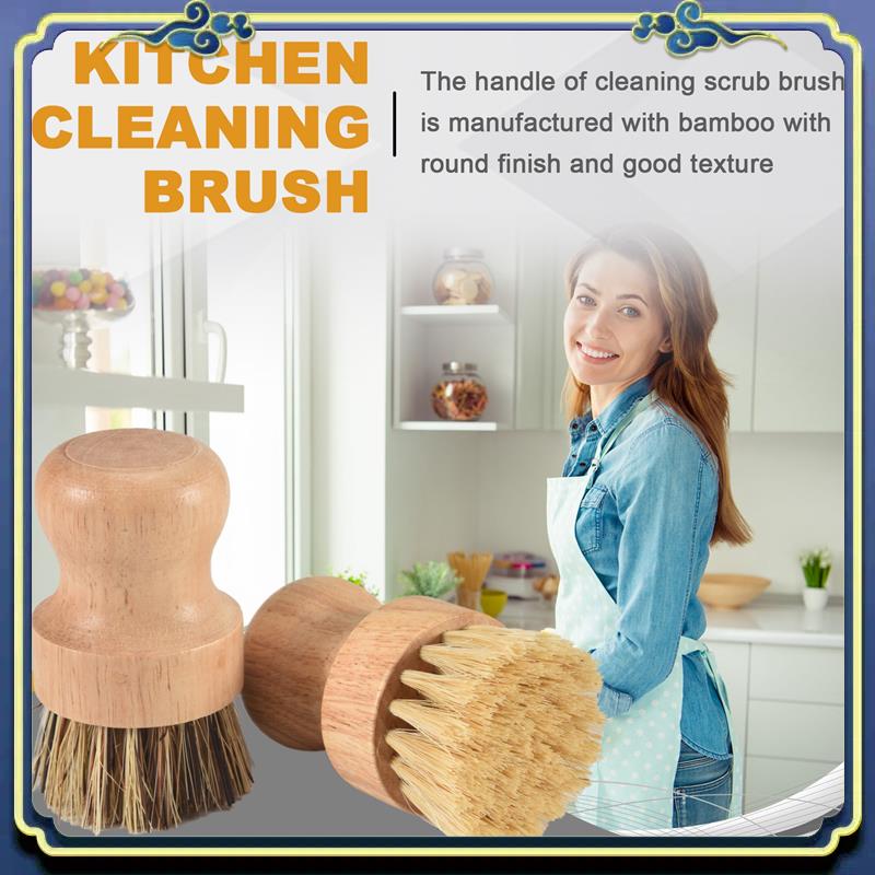 A56P-Bamboo Dish Brush 2Pcs Ba - Dish Brush Bamboo recension och pris