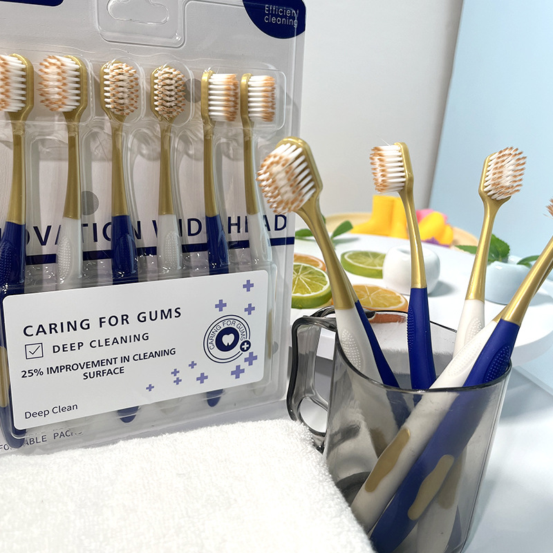 Toothbrush Adult Soft Hair Hou - Bamboo Toothbrush Set recension och pris
