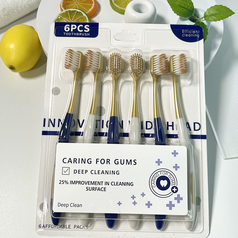 Toothbrush Adult Soft Hair Hou - Bamboo Toothbrush Set recension och pris