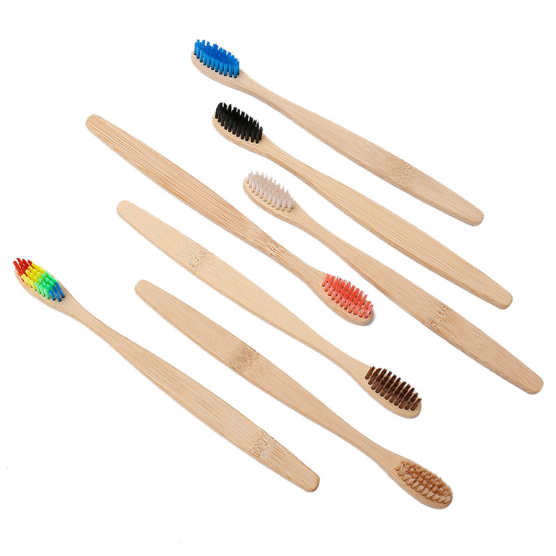 5/10/20/30Pcs Colorful Bamboo  - Bamboo Toothbrush Set recension och pris