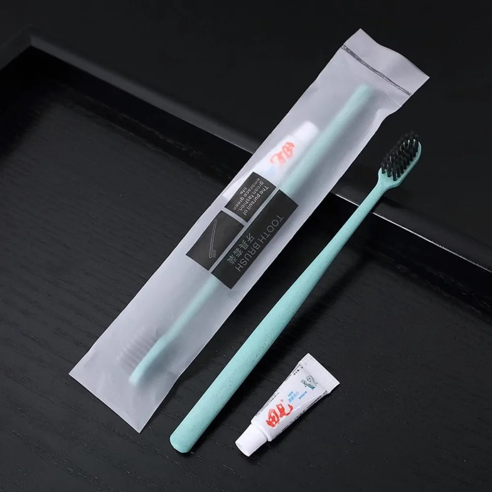 100pcs Practical Disposable To - Bamboo Toothbrush Set recension och pris