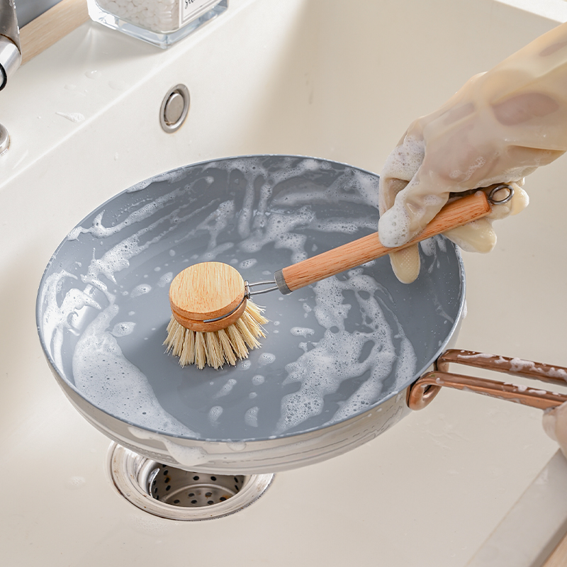 Wooden Handle Dish Brush Set w - Dish Brush Bamboo recension och pris
