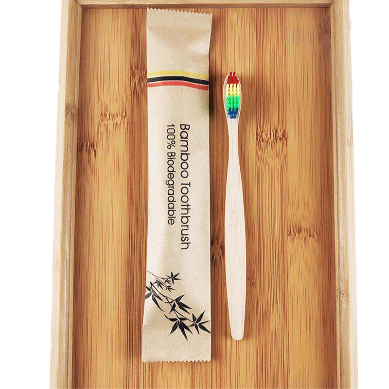 50 / 100 Pcs  Customized Laser - Bamboo Toothbrush Set recension och pris