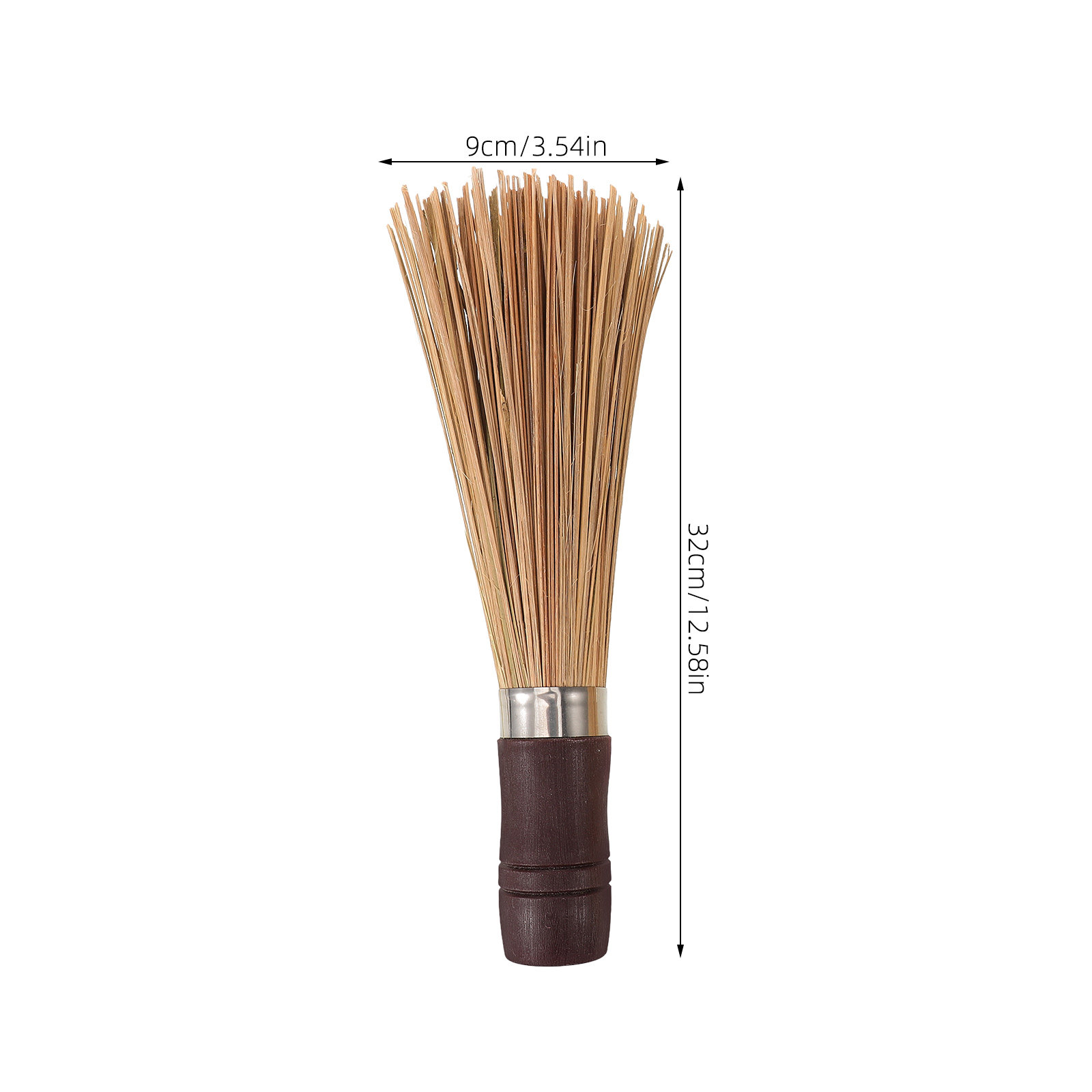 2Pcs Wooden Wok Brush Bamboo K - Dish Brush Bamboo recension och pris