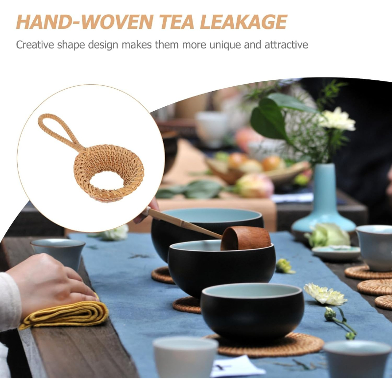 Rattan Tea Strainer Handmade T - Loose Leaf Tea Infuser recension och pris