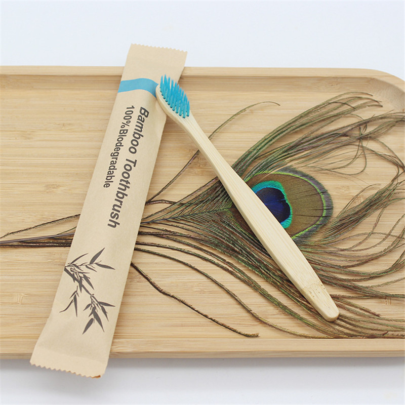 50/100Pcs Customisable Logo So - Bamboo Toothbrush Set recension och pris