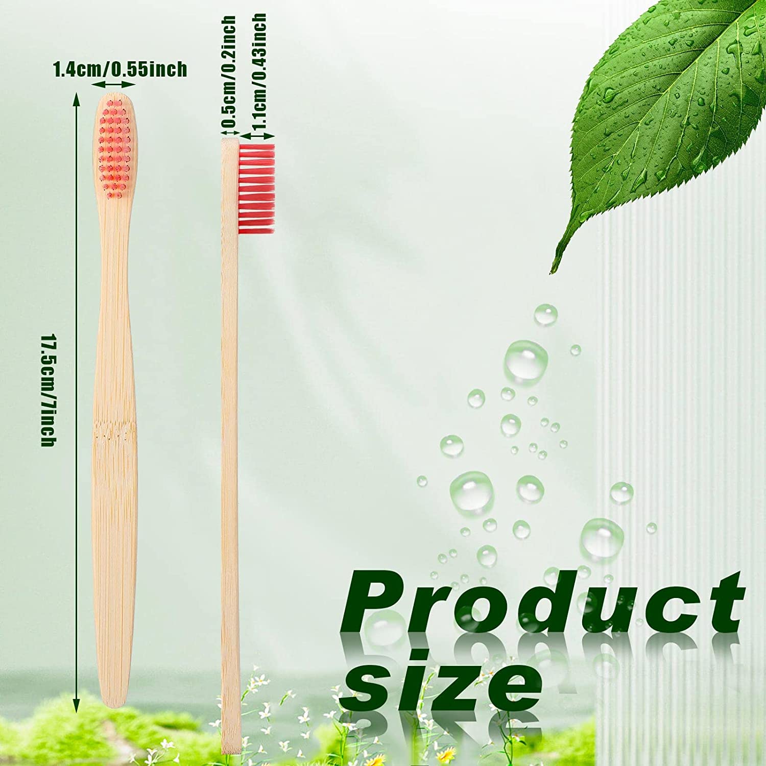 100pcs Customized Logo Kids Ba - Bamboo Toothbrush Set recension och pris