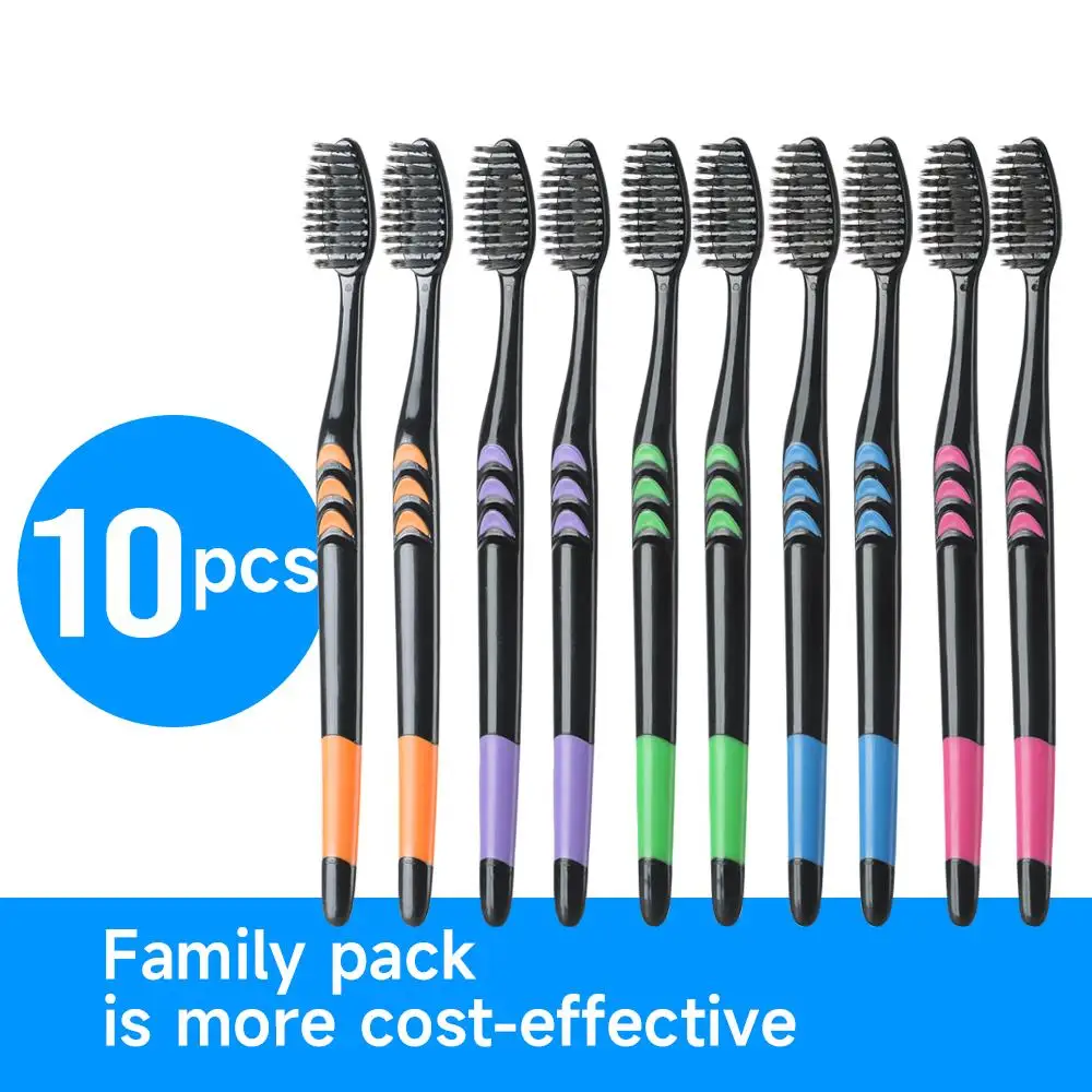 Bamboo Charcoal Soft Bristles  - Bamboo Toothbrush Set recension och pris