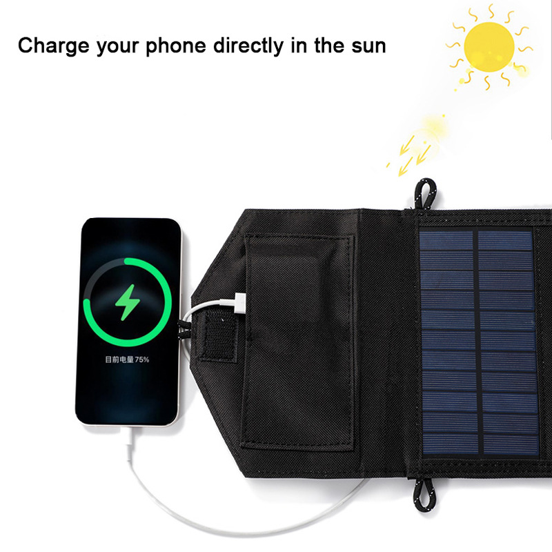 Outdoor Camping Hiking Foldabl - Solar Charger Panel Foldable recension och pris