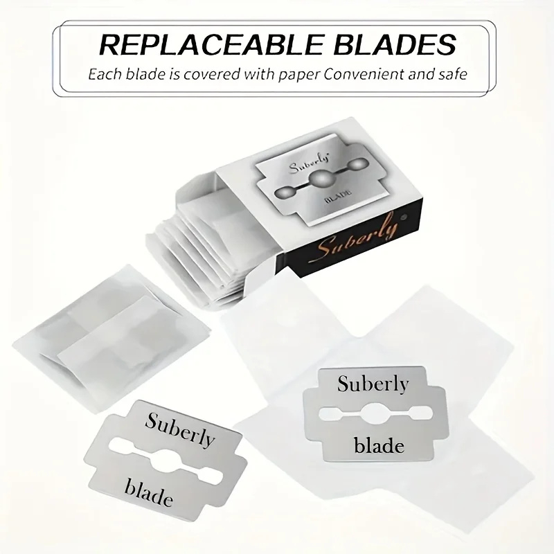 Stainless Steel Safety Razor B - Safety Razor Handle recension och pris