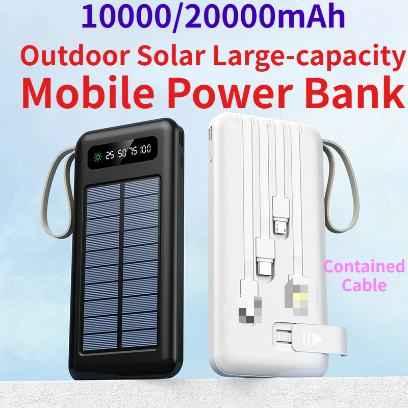 10000/20000mAh Outdoor Solar L - Solar Charger Panel Foldable recension och pris