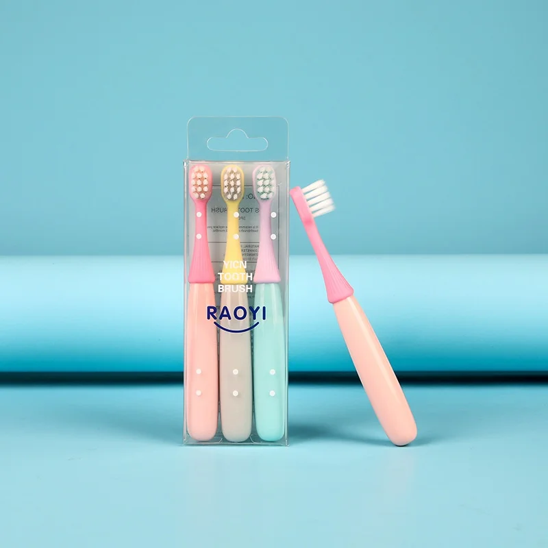3pc/set Children's Toothbrush  - Bamboo Toothbrush Set recension och pris