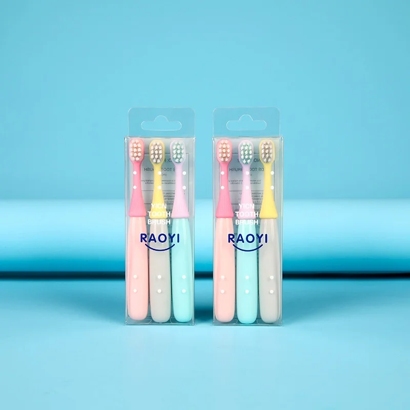 3pc/set Children's Toothbrush  - Bamboo Toothbrush Set recension och pris