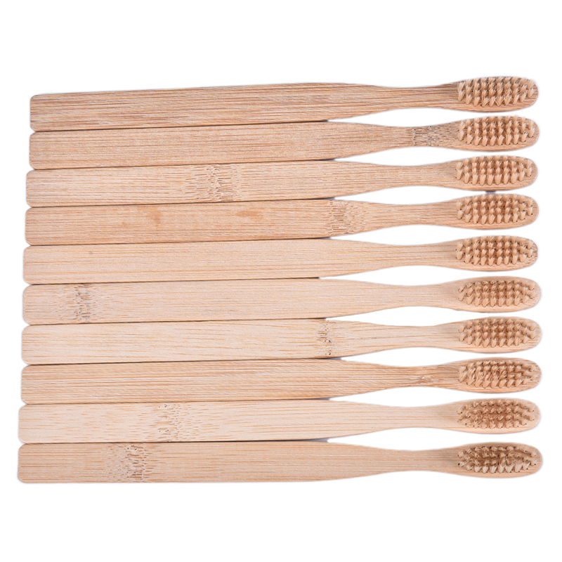 10pcs/oral Natural Bamboo Fibr - Bamboo Toothbrush Set recension och pris