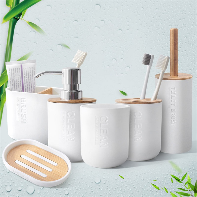 1pc Bathroom Accessories Soap  - Dish Brush Bamboo recension och pris