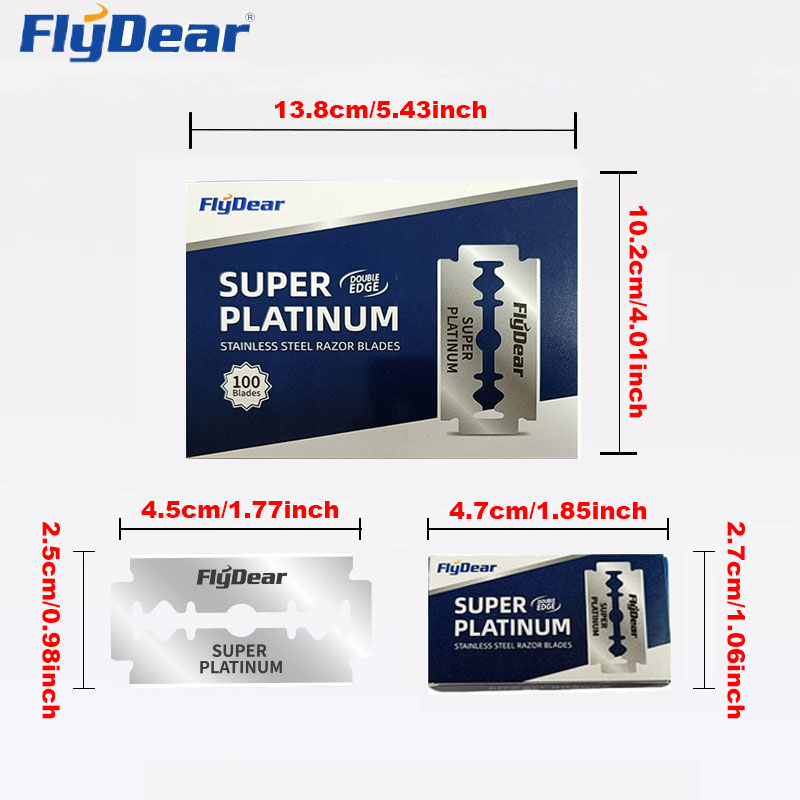 FLYDEAR 10-1000 PCS Stainless  - Safety Razor Handle recension och pris