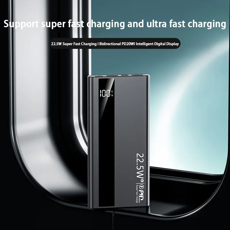 20000mAh Power Bank Fast Charg - Solar Charger Panel Foldable recension och pris